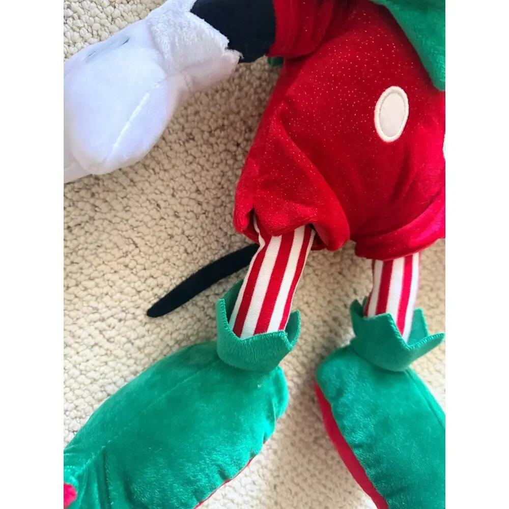 Disney Store 2009 Mickey Mouse Christmas Elf Plush 17